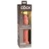 King Cock Elite 9 – tikroviškas siurbtuko dildo (23 cm) – kūno spalvos
