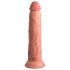 King Cock Elite 9 – tikroviškas siurbtuko dildo (23 cm) – kūno spalvos