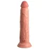 King Cock Elite 9 - realistiškas dildo su siurbtuku 23cm - kūno spalvos