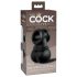 / King Cock Elite Crown Jewels - dirželis protezui (juoda)