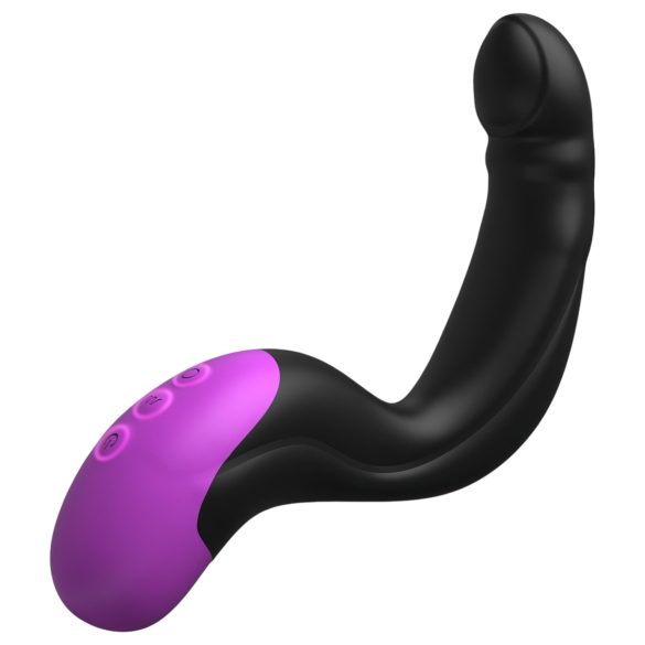 Analinis fantazija - pulsuojantis prostatos vibratorius (juodas)