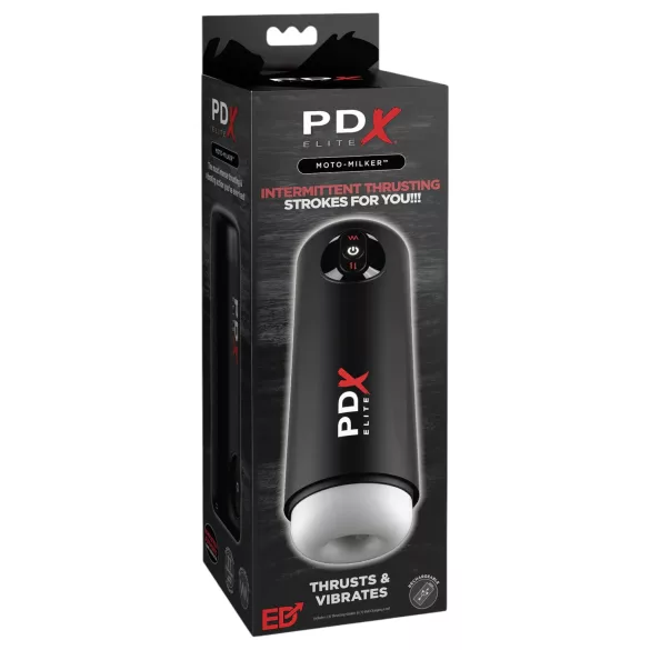 PDX Elite Moto Milker - automatinis masturbatorius - stūmuoklis, vibruojantis