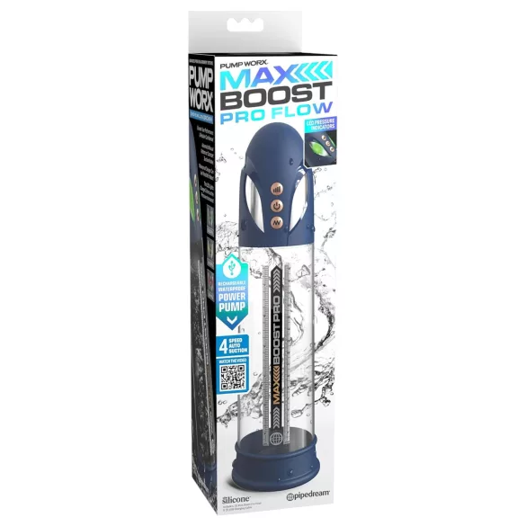 Pump Worx - automatinė penio pompa - mėlyna