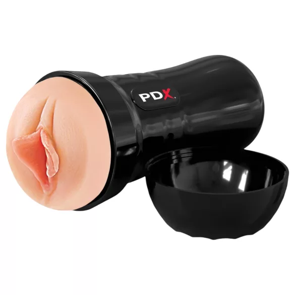 PDX - Wet Pussies Super Luscious Lips - tikroviška dirbtinė vagina (natūralios spalvos)