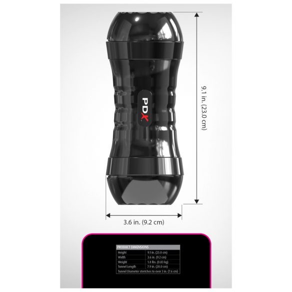 PDX Extreme - masturbatorius vyrams - itin tikroviška makštis - XXL natūrali