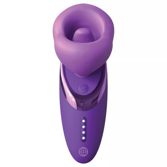 Pipedream - Fantasy For Her - laižantis ir siurbimo vibratorius (violetinis)