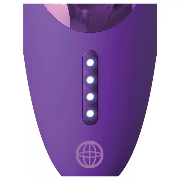 Pipedream - Fantasy For Her - laižantis ir siurbimo vibratorius (violetinis)