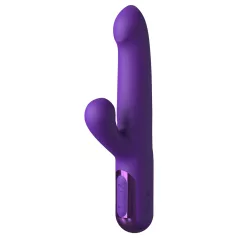   Fantasy For Her - 2 in 1 stumiantis vibratorius ir klitorinis stimuliatorius (violetinis)