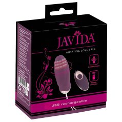   Javida - radijo bangomis, besisukantis spyglys vibrokiaušinis (violetinis)