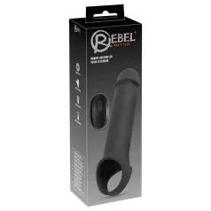   Rebel - vibruojantis penio movas - belaidis, įkraunamas, juodas