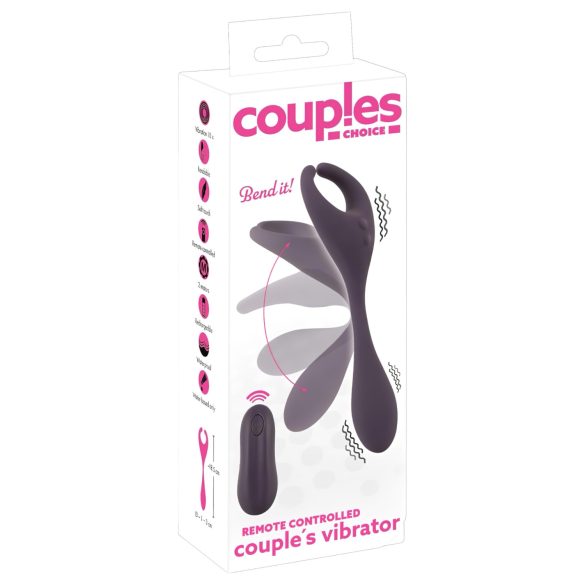 Couples Choice - poroms vibratoriaus - 2 varikliai - įkraunamas - violetinis