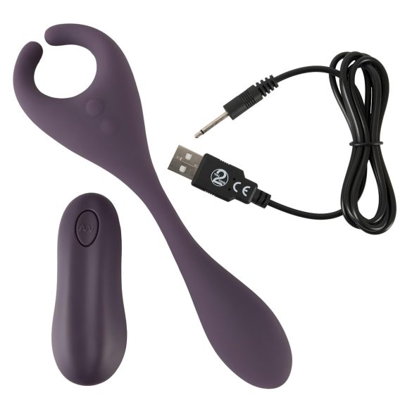 Couples Choice - poroms vibratoriaus - 2 varikliai - įkraunamas - violetinis