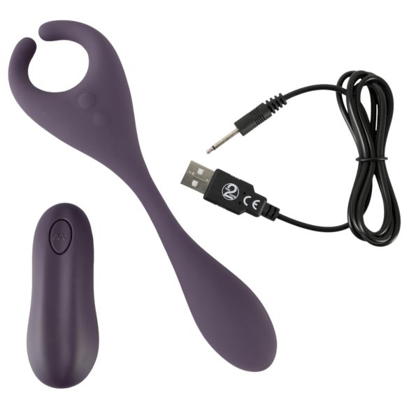 Couples Choice - poroms vibratoriaus - 2 varikliai - įkraunamas - violetinis