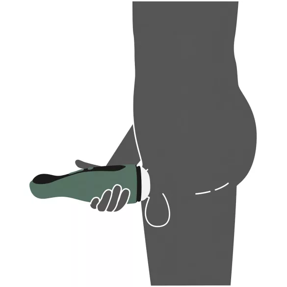 Rebel - masturbatorius vyrams - siurbimo ir vibracijos funkcija - įkraunamas