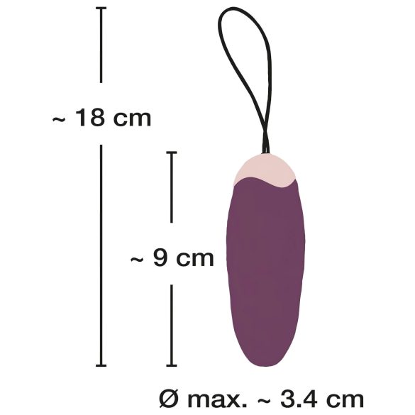 Javida Shaking Love - vibruojantis kiaušinėlis su nuotoliniu valdymu