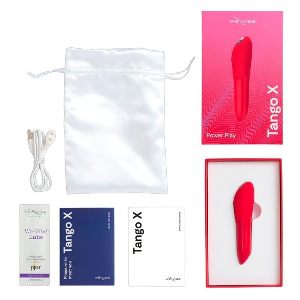 We-Vibe Tango X - vibratorius kulka - įkraunamas, atsparus vandeniui - koralų