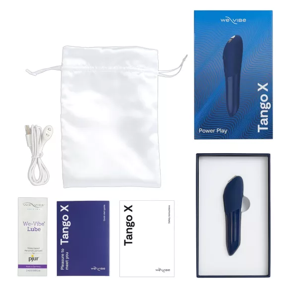 We-Vibe Tango X - vandeniui atsparus vibratorius - mėlynas