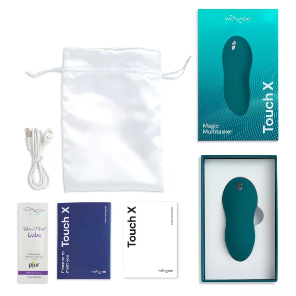 We-Vibe Touch X - klitorio vibratorius - įkraunamas, atsparus vandeniui - žalias