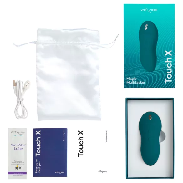 We-Vibe Touch X - klitorio vibratorius - įkraunamas, atsparus vandeniui - žalias
