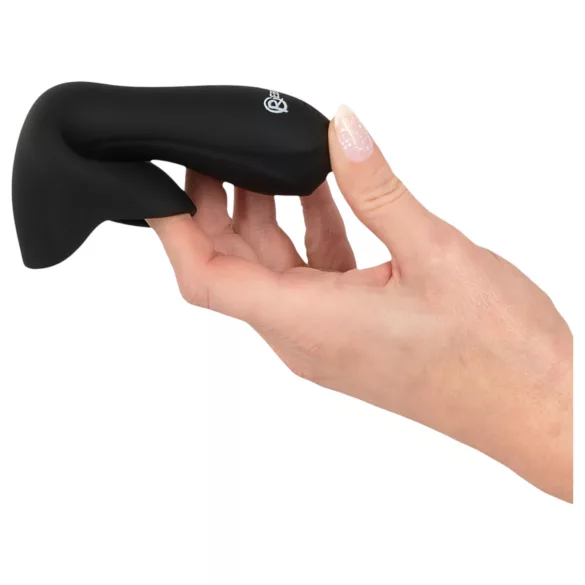 Rebel - penio galvutės vibratorius su dilatoriumi - juodas