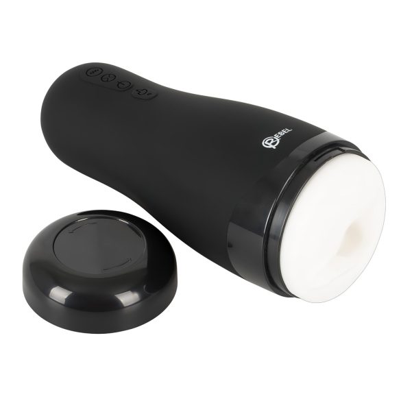 Rebel - masturbatorius vyrams - 3 funkcijos, šildomas, įkraunamas - fleshlight
