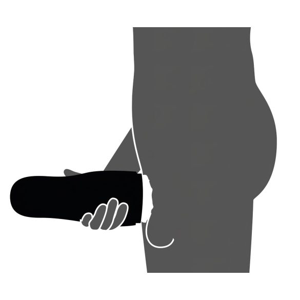 Rebel - masturbatorius vyrams - 3 funkcijos, šildomas, įkraunamas - fleshlight