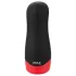 WYNE 01 - masturbatorius vyrams - vibruojantis, siurbimo, šildomas - juodas
