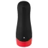 WYNE 01 - masturbatorius vyrams - vibruojantis, siurbimo, šildomas - juodas