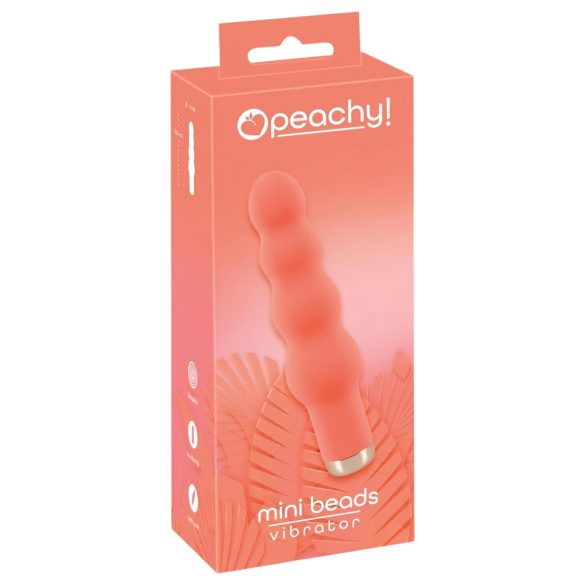 You2Toys peachy! mini rutuliukai - karoliukų vibratorius (persikas)