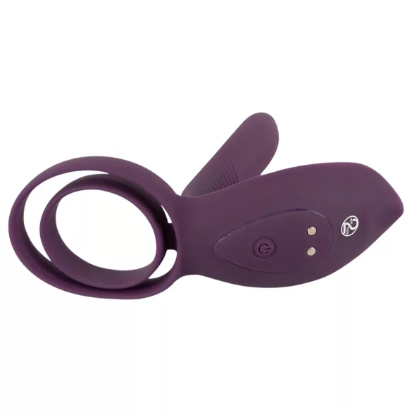 Couples Choice - vibruojantis žiedas poroms - įkraunamas - violetinis