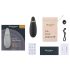 Womanizer Premium 2 - oro bangomis klitoro stimuliatorius (juodas)