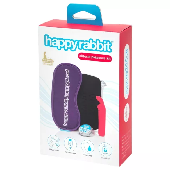 Happyrabbit - klitorinis vibratorius rinkinys - įkraunamas - 4 dalys