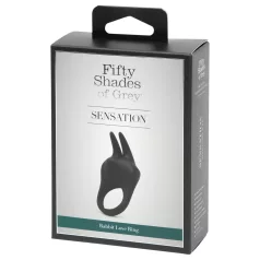   Fifty Shades of Grey - klitorio stimuliuojantis penio žiedas - juodas