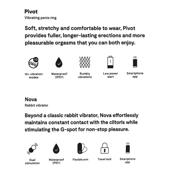 We-Vibe Date Night - porų vibratorius rinkinys - 2 dalių