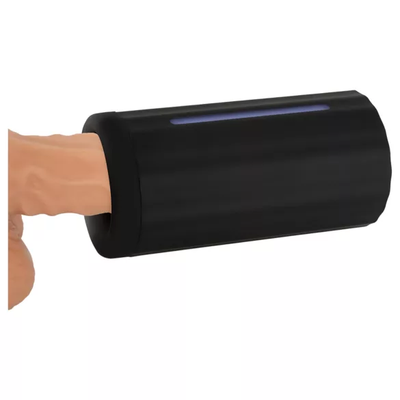 Rebel - masturbatorius vyrams - 3 funkcijos, įkraunamas - juodas