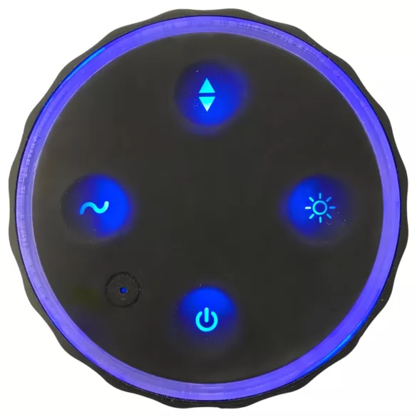 Rebel - masturbatorius vyrams - 3 funkcijos, įkraunamas - juodas