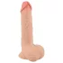 Nature Skin - dildo su oda - 19 cm kūno spalvos
