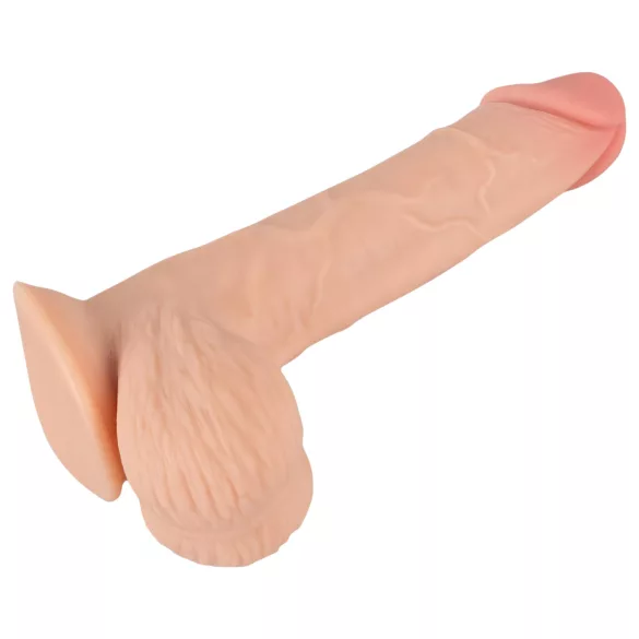 Nature Skin - dildo su oda - 19 cm kūno spalvos