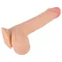 Nature Skin - dildo su oda - 19 cm kūno spalvos