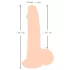 Nature Skin - dildo su oda - 19 cm kūno spalvos