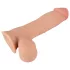 Nature Skin - dildo su oda - 20cm - kūno spalvos