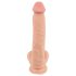 Nature Skin - dildo su oda - 25 cm natūralios spalvos