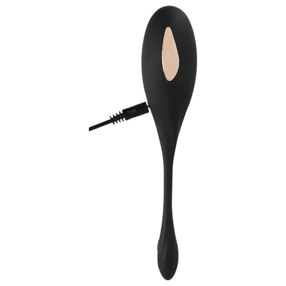 XOUXOU - belaidis vibruojantis kiaušinėlis - elektrinis, juodas