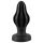 ANOS - gofruoto paviršiaus analinis kaištis - 5 cm (juodas)