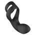 Svakom Benedict - vibruojantis penio žiedas su stimuliatoriumi - juodas