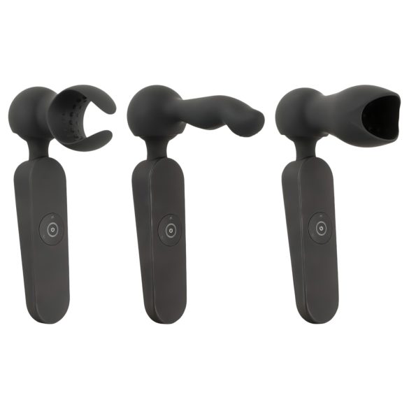 Couples Choice - porinis vibruojantis masažuoklis su šildymu - juodas