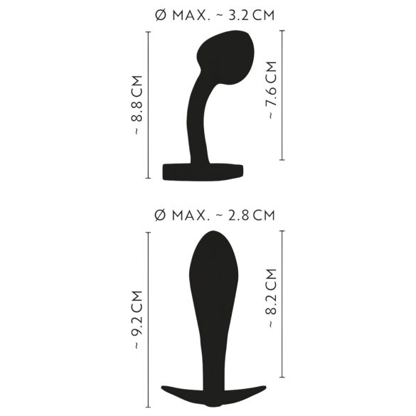 ANOS Metal Rainbow - analinių kaiščių rinkinys - metalas - 2 vnt.