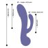 AWAQ.U 4 - įkraunamas, analinis vibratorius (violetinis)
