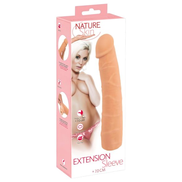 Nature Skin - ilgesnis, storesnis penio apvalkalas (24cm)