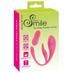   SMILE - vibruojantis kiaušinėlis su nuotoliniu valdymu - rožinis